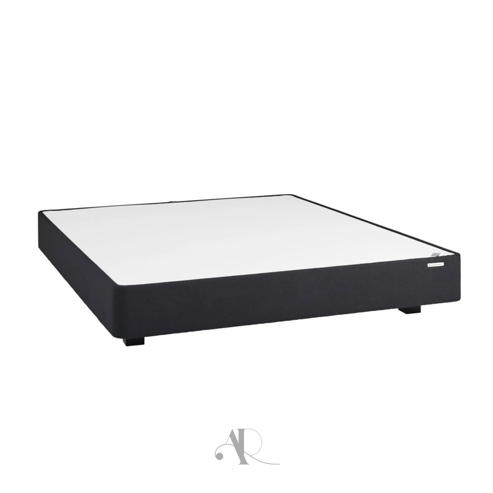 Sommier tapissier André Renault Primflex noir sur pieds